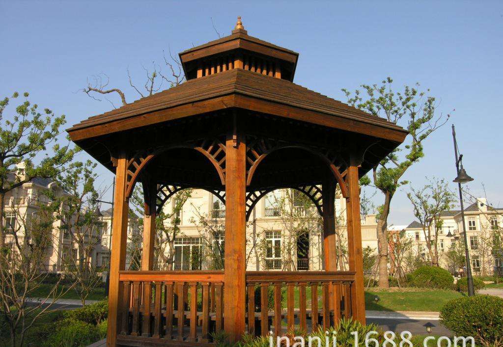 防腐木凉亭制作方法