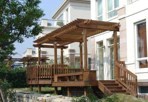 重庆防腐木葡萄架